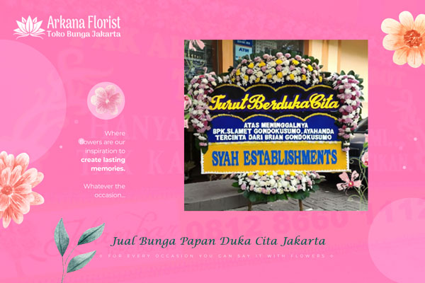 Jual Bunga Papan Duka Cita Jakarta